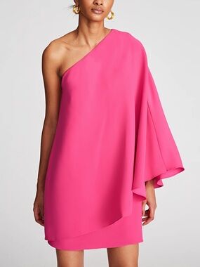 Hot Pink Satin Slip Skirt